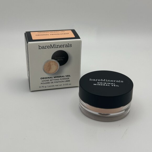 bareMinerals ORIGINAL Mineral Veil Setting Powder Original Translucent 0.03oz - Picture 1 of 2